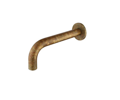 Bella Vista Mica Wall Spout 220mm Set Aged Accelerated Living Brass