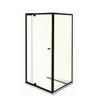 Smart Pivot Shower Screen Front & Return M61180 Black
