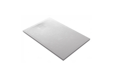 Cemento Shower Floor Bianco Matte White