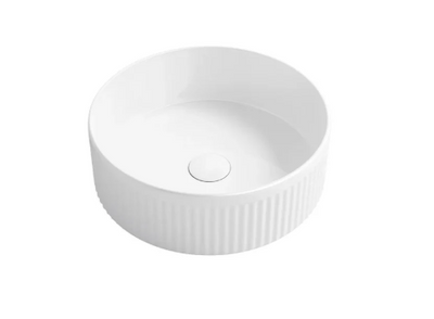 Oxford Round Matte White Basin