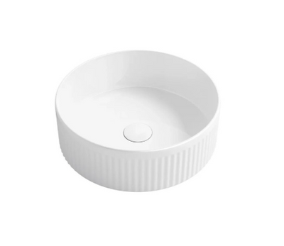 Oxford Round Gloss White Basin