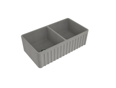 Novi 85 x 46 Fine Fireclay Concrete Look Butler Sink