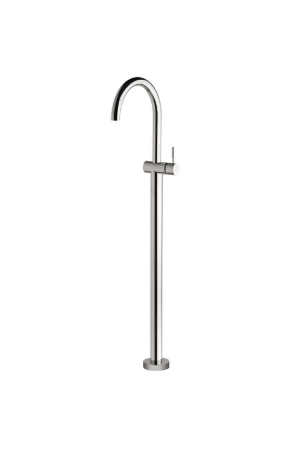 Voda Floormount Bath Mixer Curved