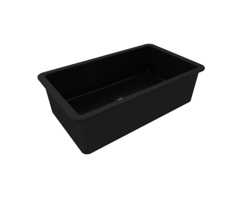 Cuisine 81 x 48 Inset / Undermount Fine Fireclay Sink