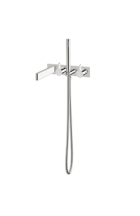 Calibre Bath Mixer System with Hand Shower 200mm