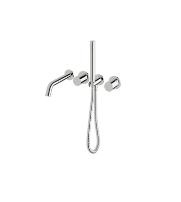 Circa Bath Mixer System with Hand Shower 200mm