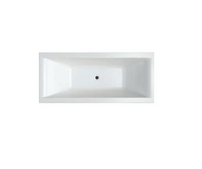 Oceano Elite Island Inset Bath - Gloss 1700