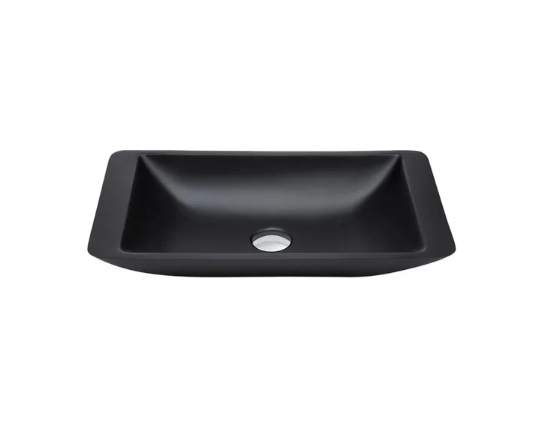 Classique 600 Matte Black Soild Surface Basin