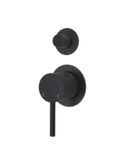 AXLE Wall Diverter Mixer on Small Round Plates