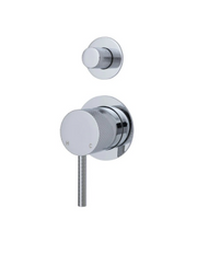 AXLE Wall Diverter Mixer on Small Round Plates