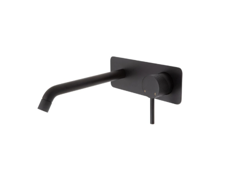 AXLE Wall Basin/Bath Mixer Set on Plate