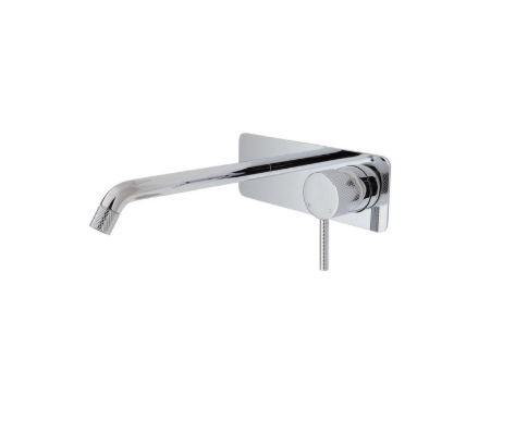 AXLE Wall Basin/Bath Mixer Set on Plate
