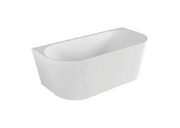 Mimi Cove 1700mm Back To Wall Bath Gloss White