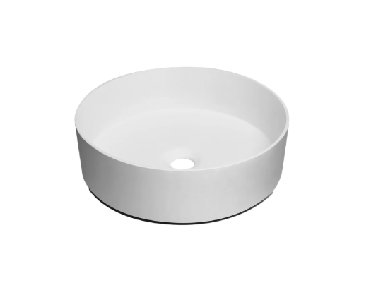 Regio White Cloud Acrylic Solid Surface Above Counter Basin