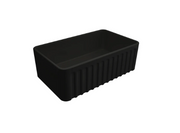 Novi 75 x 46 Fireclay Sink Black