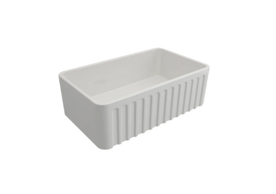 Novi 75 x 46 Fireclay Sink White