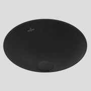 Villeroy & Boch Loop Slim 330 Round Undercounter Basin No Taphole Pure Black