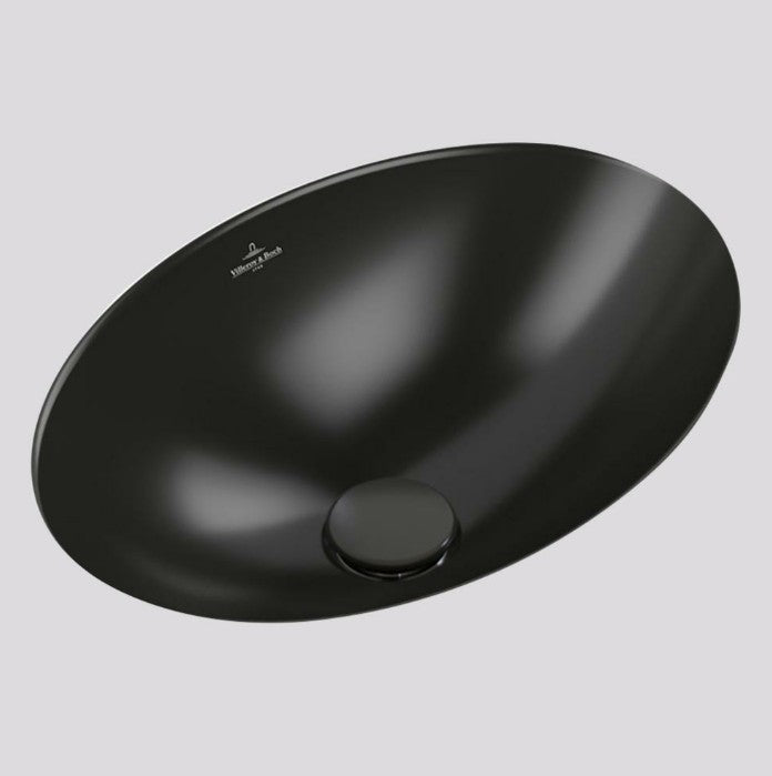 Villeroy & Boch Loop Slim 430 Underocounter Basin Pure Black