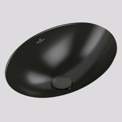 Villeroy & Boch Loop Slim 430 Underocounter Basin Pure Black