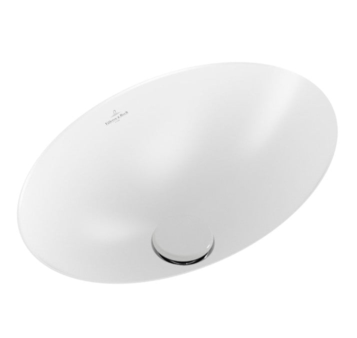 Villeroy & Boch Loop Slim 485 Oval Under Counter Basin Stone White
