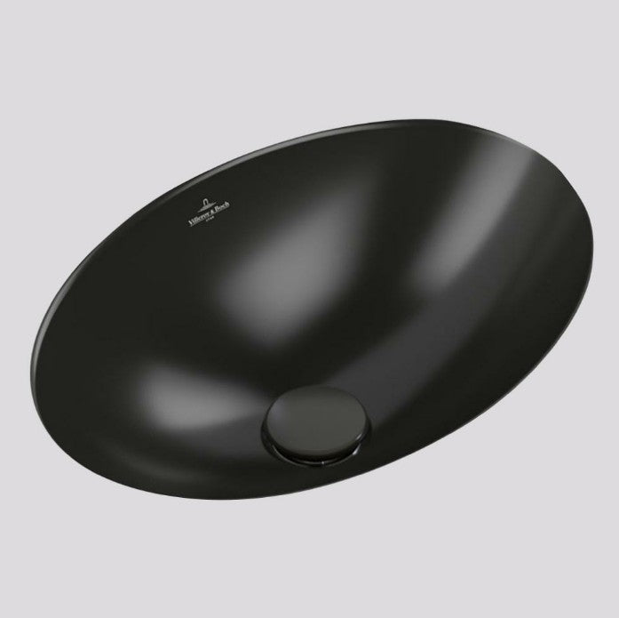 Villeroy & Boch Loop Slim 560 Undercounter Basin Pure Black