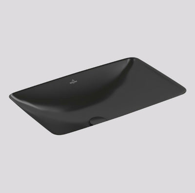 Villeroy & Boch Loop Slim 615 Undercounter Basin Pure Black