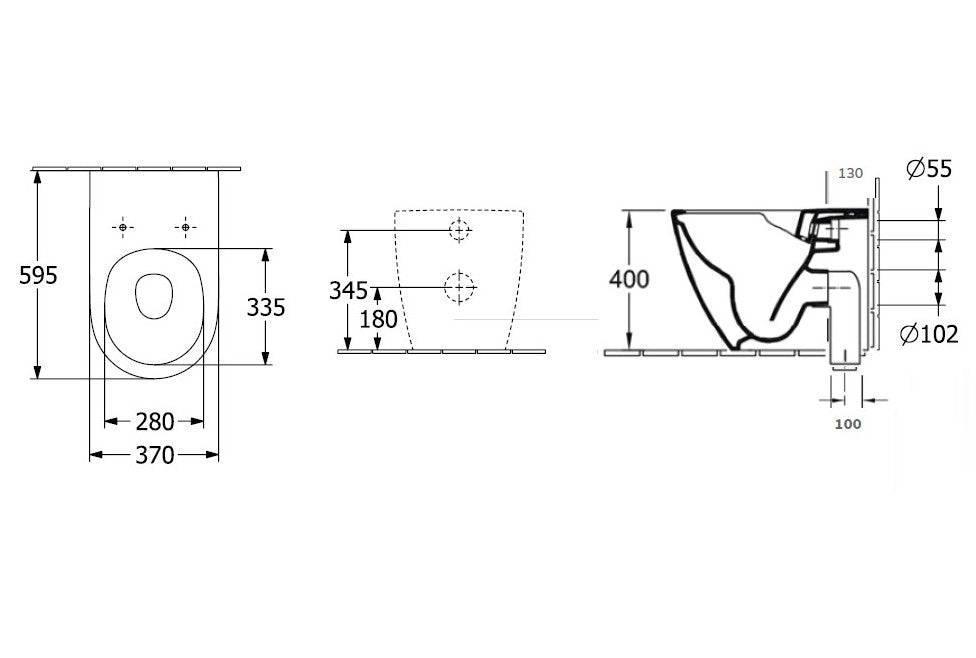 Villeroy & Boch Subway 3.0 TwistFlush Wall Faced Toilet