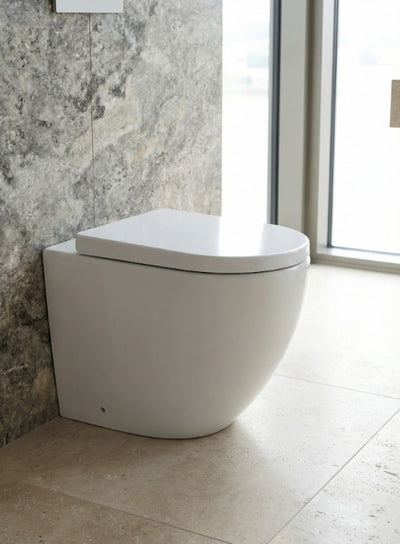 Mimi T4 Rimless Wall Faced Tornado Flush Pan Only