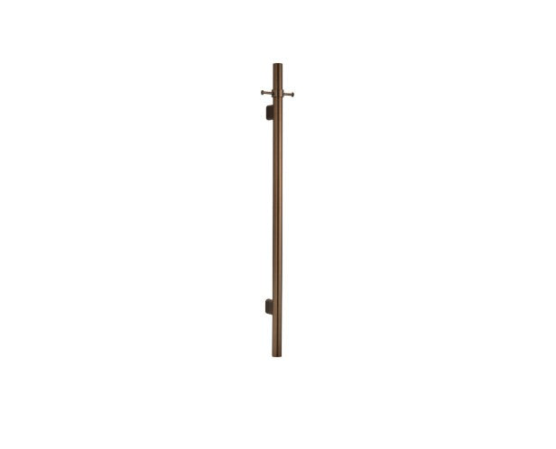 Bella Vista Mica Vertical Heated Towel Rail Dusk Bronze