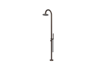 Bella Vista Mica Gooseneck Freestanding Outdoor Shower Dusk Bronze