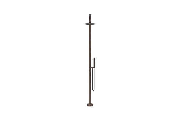 Bella Vista Mica Gooseneck Freestanding Outdoor Shower Dusk Bronze