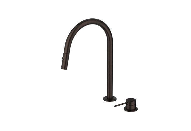 Bella Vista Mica Pull Out Hob Mixer Set Dusk Bronze