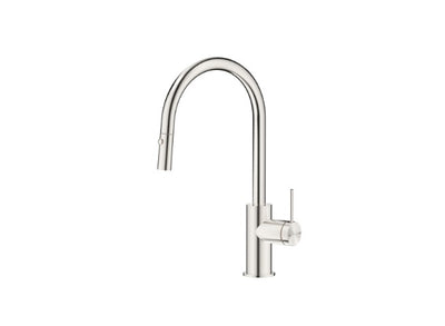 Bella Vista Mica Pull Out Sink Mixer Brushed Nickel