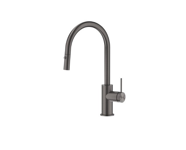 Bella Vista Mica Pull Out Sink Mixer Gun Metal