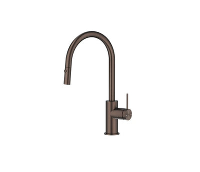 Bella Vista Mica Pull Out Sink Mixer Dusk Bronze