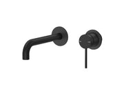 Bella Vista Mica Wall Spout Combo - Curved Spout 2P Black - Trim Kit Only