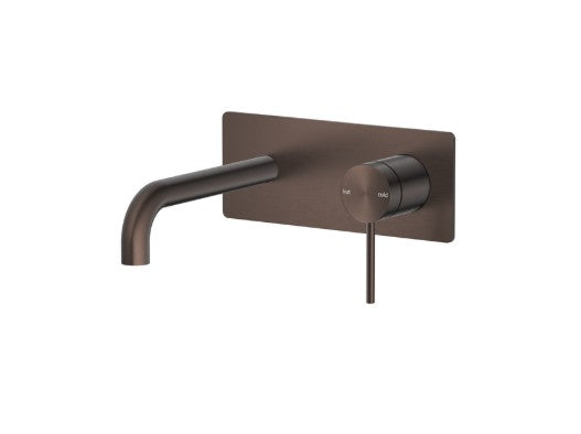Bella Vista Mica Wall Spout Combo - Curved Spout 1P Dusk Bronze - Trim Kit Only