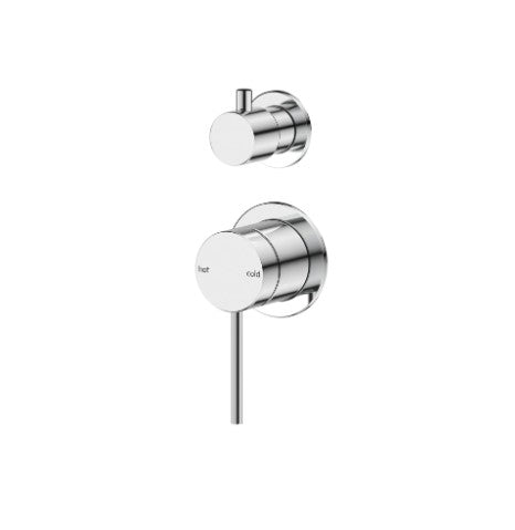 Bella Vista Mica Shower Mixer Diverter Chrome - Trim Kit Only