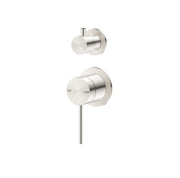 Bella Vista Mica Shower Mixer Diverter Brushed Nickel - Trim Kit Only