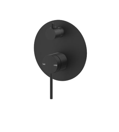 Bella Vista Mica Shower Mixer Diverter Black 1P - Trim Kit Only