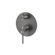 Bella Vista Mica Shower Mixer Diverter Gun Metal 1P - Trim Kit Only