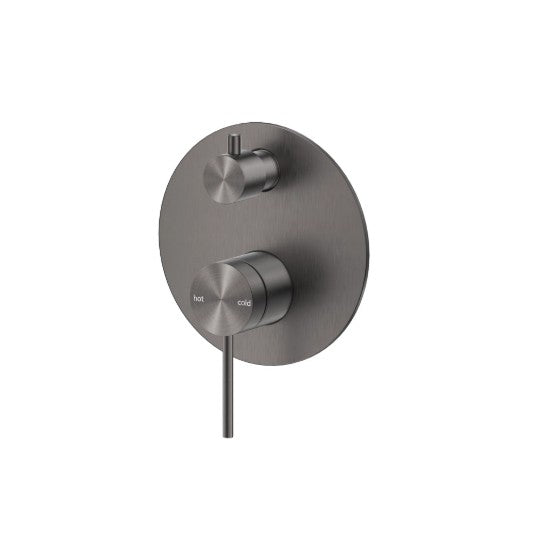 Bella Vista Mica Shower Mixer Diverter Gun Metal 1P - Trim Kit Only