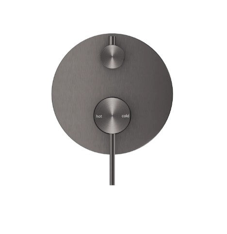 Bella Vista Mica Shower Mixer Diverter Gun Metal 1P - Trim Kit Only