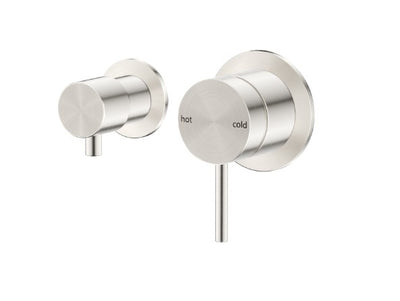 Bella Vista Mica Shower Mixer Diverter - Sideways Brushed Nickel - Trim Kit Only