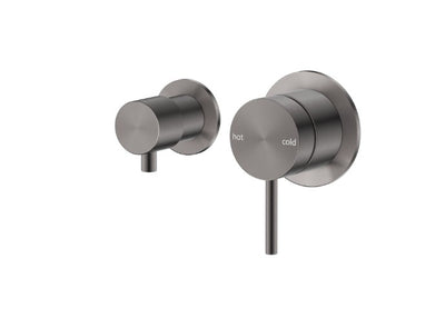 Bella Vista Mica Shower Mixer Diverter - Sideways Gun Metal - Trim Kit Only