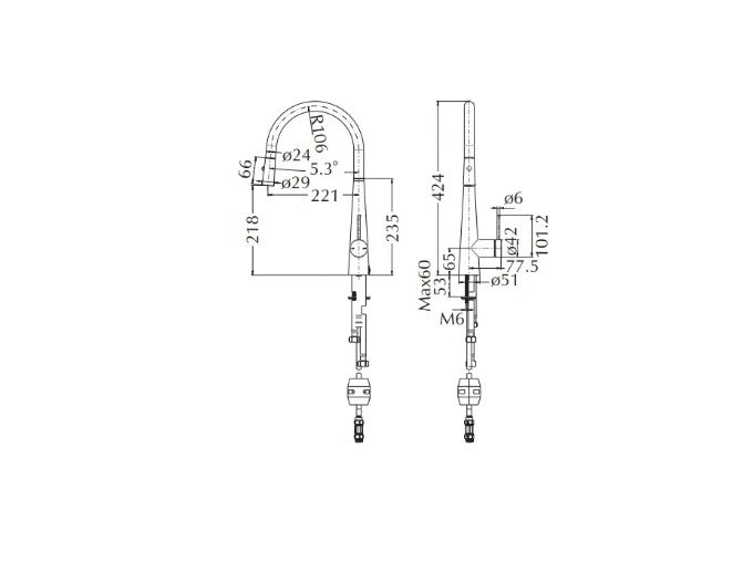 Bella Vista Mica Cone Sink Mixer Dusk Bronze