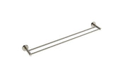 Mimi Double Towel Rail 600mm Brushed Nickel