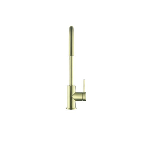 Bella Vista Mica Gooseneck Sink Mixer French Gold