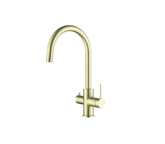 Bella Vista Mica 3 Way Filter Sink Mixer French Gold