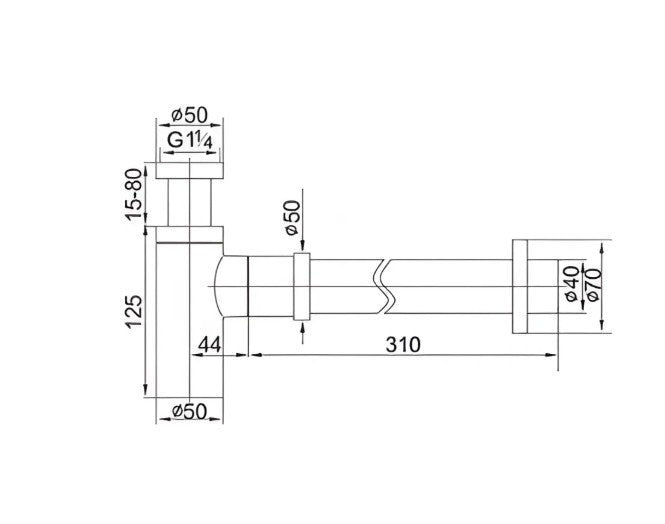 Bella Vista Mica Bottle Trap Dusk Bronze